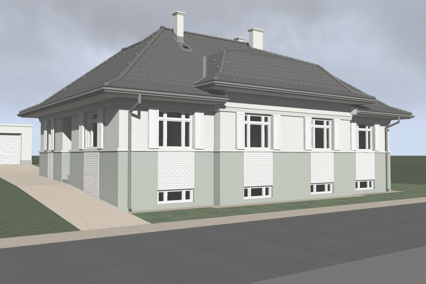 Meglevő épület átépítése és bővítése- Miskolc