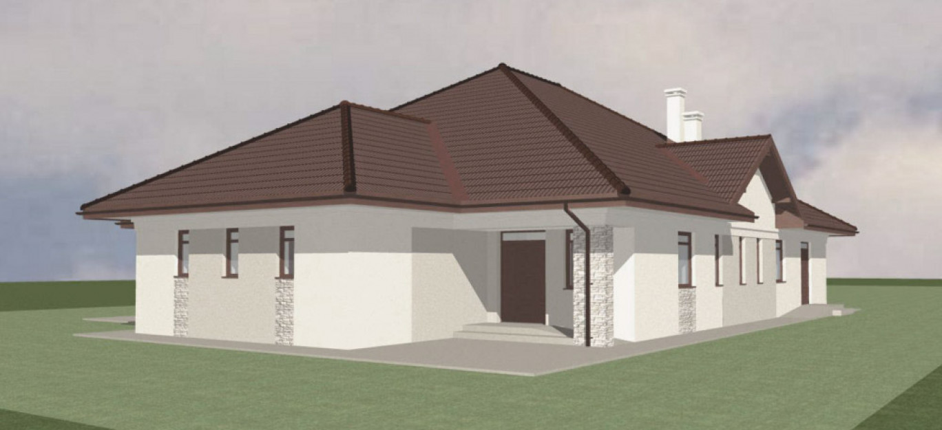 300 adagos konyhaépület és étkező, Szemere